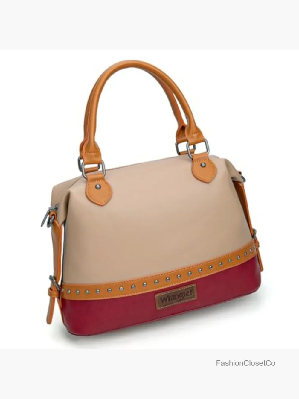 Doctor Satchel Barrel Handbag with Shoulder Strap Top Handle Purse Faux Leather
